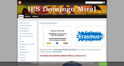 Desktop Screenshot of iesdomingomiral.com